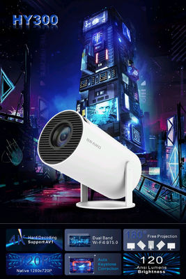 품질  Projection Size 20-200 Inches 4K HD Projector with Audio Light Source LED 공장