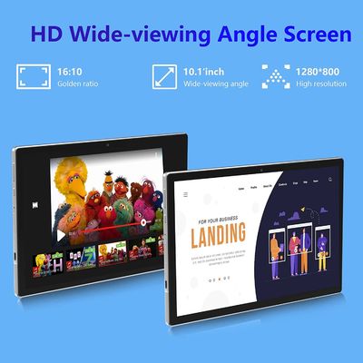 맞춘 Android11 쿼드 코어 10 인치 울트라북 1280x800 IPS 4GB+64GB