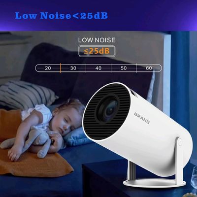 120 ANSI 루멘스 HD 미니 LED 프로젝터 와이파이 AW869A 듀얼 밴드 와이파이6