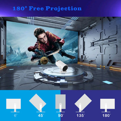 8G ROM 저장장치 4K HD 프로젝터 쿼드 코어 ARM 코텍스-A53 CPU 및 Mali-G31 GPU