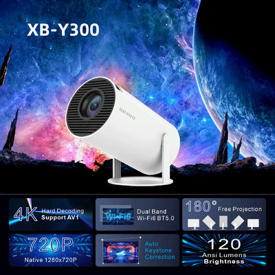 8G ROM 저장장치 4K HD 프로젝터 쿼드 코어 ARM 코텍스-A53 CPU 및 Mali-G31 GPU